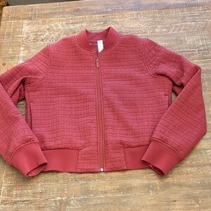 Women's Lululemon Reversible Bomber Jacket - Raspberry size 8